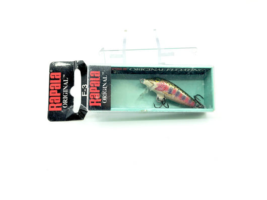 Rapala Floating Minnow F-3 RT Rainbow Trout Color Lure New in Box