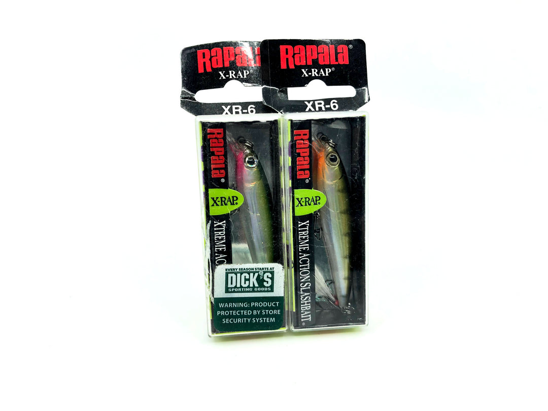 Rapala X-Rap Lot of Two XR-6 New in Box Old Stock