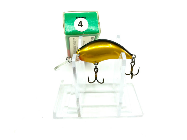 Ugly Duckling Balsa Lure BGI Black Gold Color Size 4 New in Box Old Stock