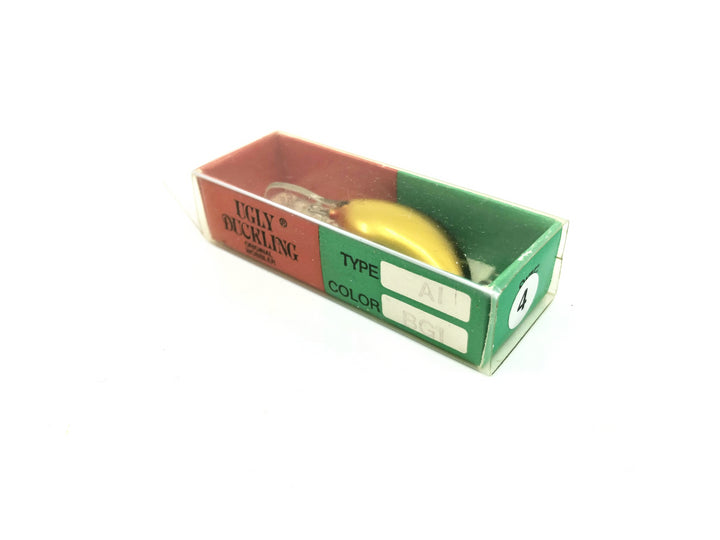 Ugly Duckling Balsa Lure BGI Black Gold Color Size 4 New in Box Old Stock