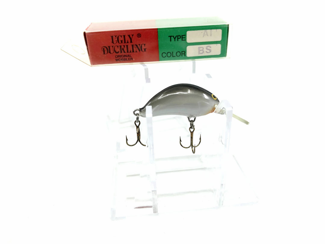 Ugly Duckling Balsa Lure BS Black Silver Color Size 3 New in Box Old Stock