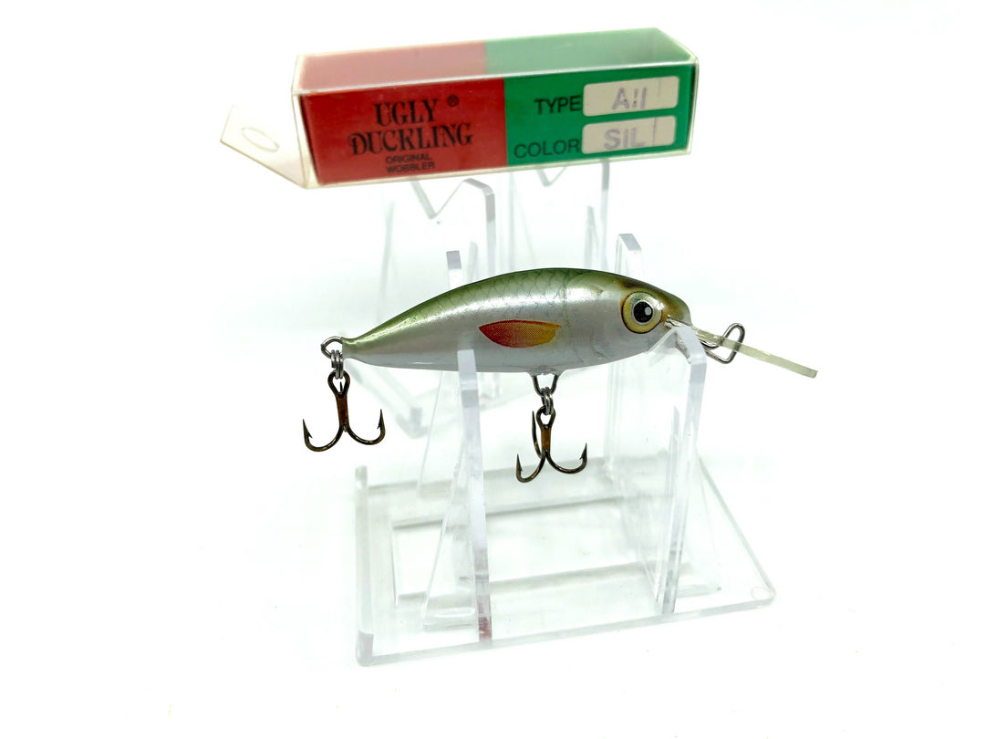 Ugly Duckling Balsa Lure SIL Silver Color Size 5 New in Box Old Stock