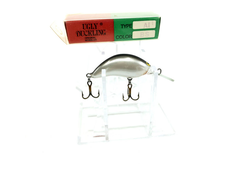 Ugly Duckling Balsa Lure BS Black Silver Color Size 4 New in Box Old Stock