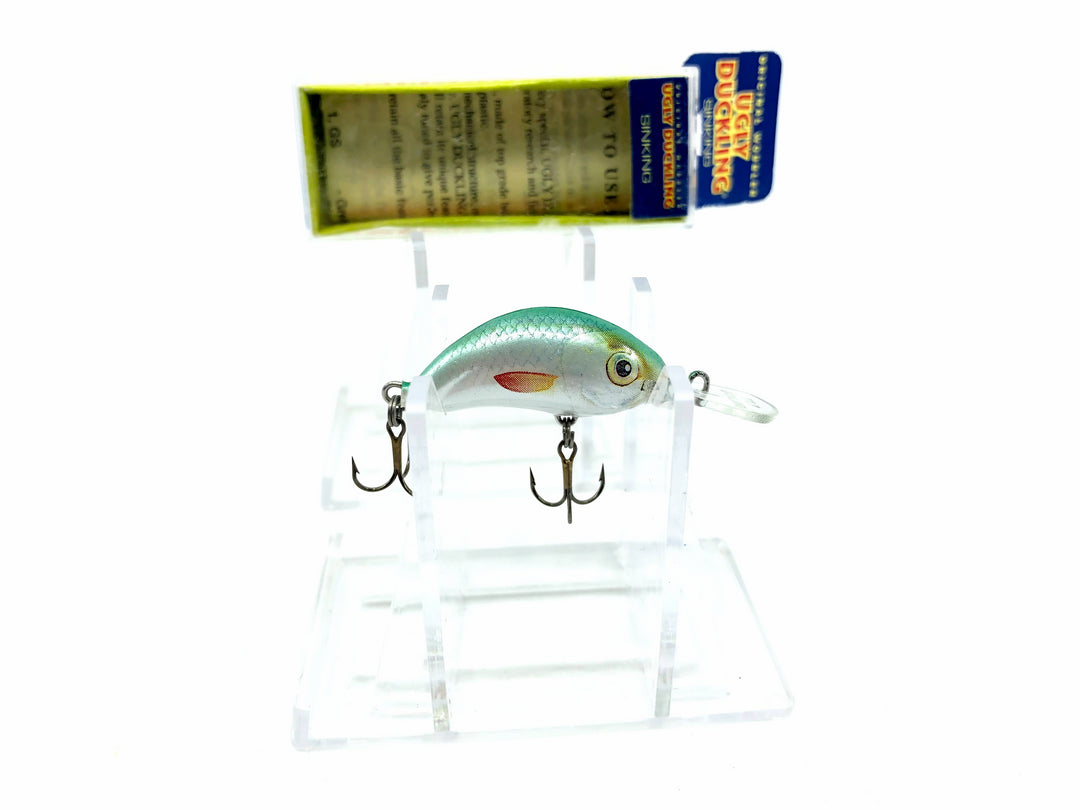 Ugly Duckling Balsa Lure SIL Silver Color Size 3 New with Box Old Stock