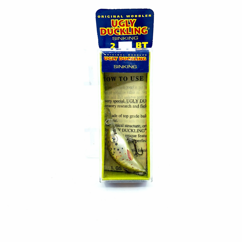 duckling fishing lure Ugly Duckling Balsa Lure BT Brown Trout Color Size 2 New with Box Old – My Bait Shop, LLC