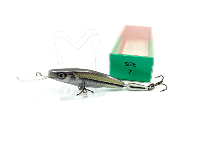 Ugly Duckling Balsa Jointed Lure SI Shiner Color Size 7 New with Box Old Stock