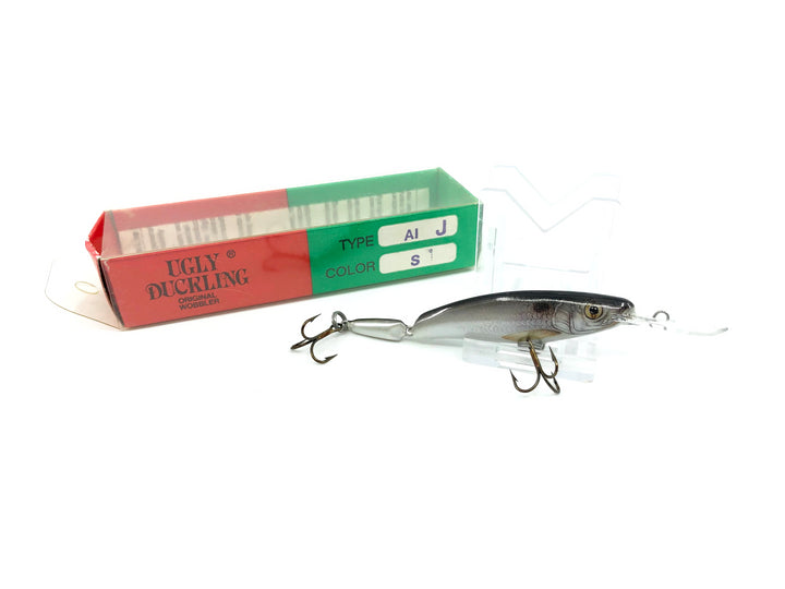 Ugly Duckling Balsa Jointed Lure S Shad Color Size 7 New with Box Old Stock