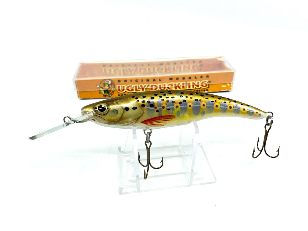 Ugly Duckling Balsa Jointed Lure BT Brown Trout Color Size 11 New with Box Old Stock