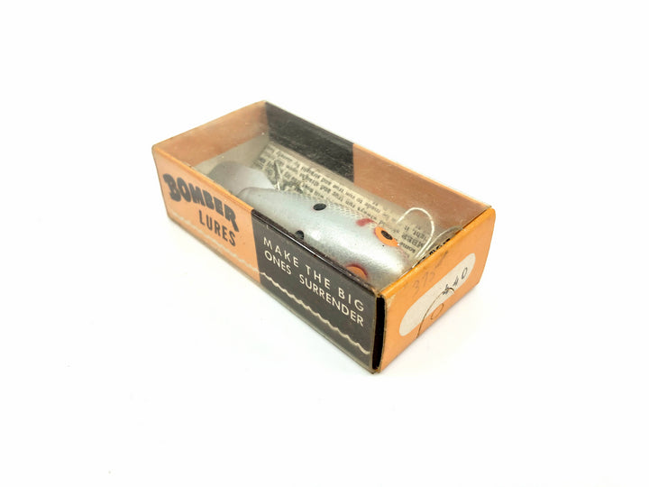 Vintage Wooden Bomber 440 Silver Shad Color with Box