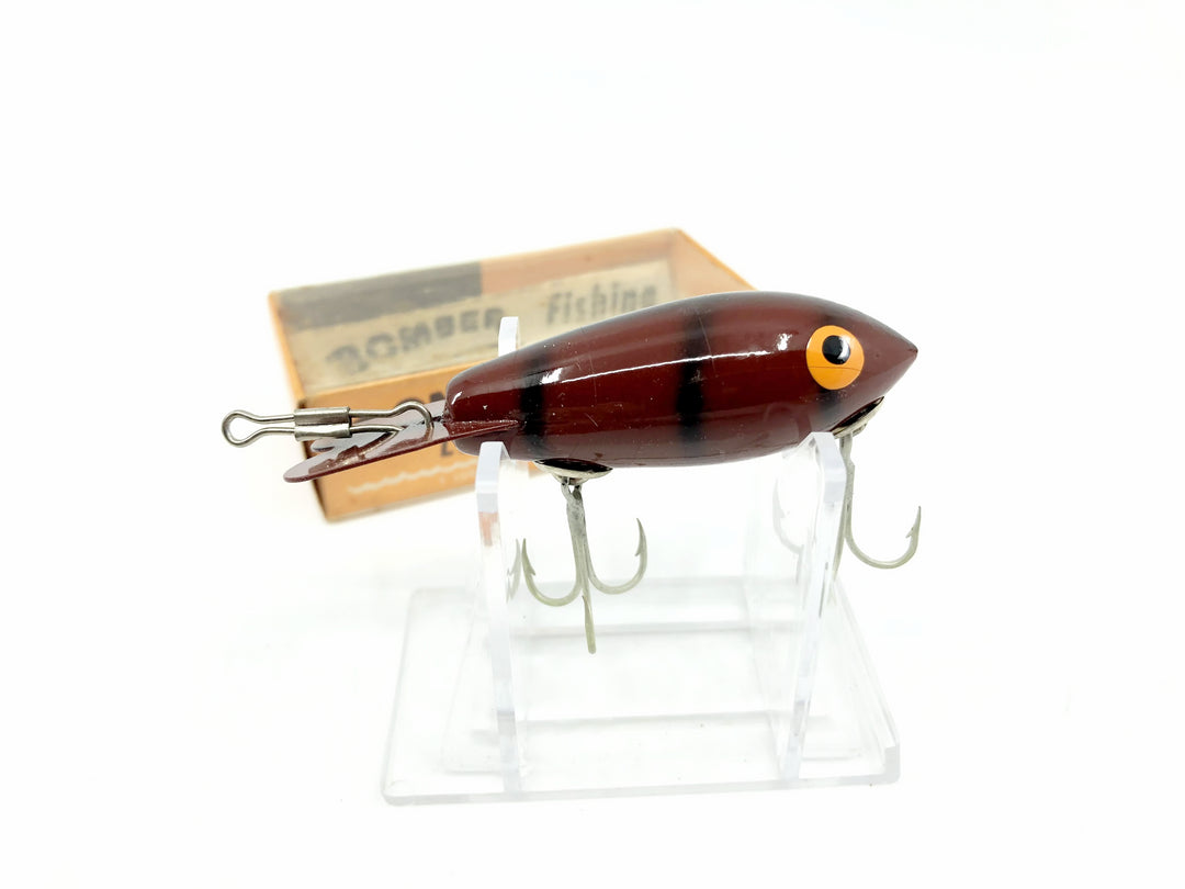 Vintage Wooden Bomber 321 Crawdad Color with Box