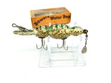 Vintage Wooden Bomber Water Dog 1515 Christmas Tree (White Silver Flakes) Color with Box