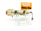 Vintage Wooden Bomber Water Dog 1515 Christmas Tree (White Silver Flakes) Color with Box
