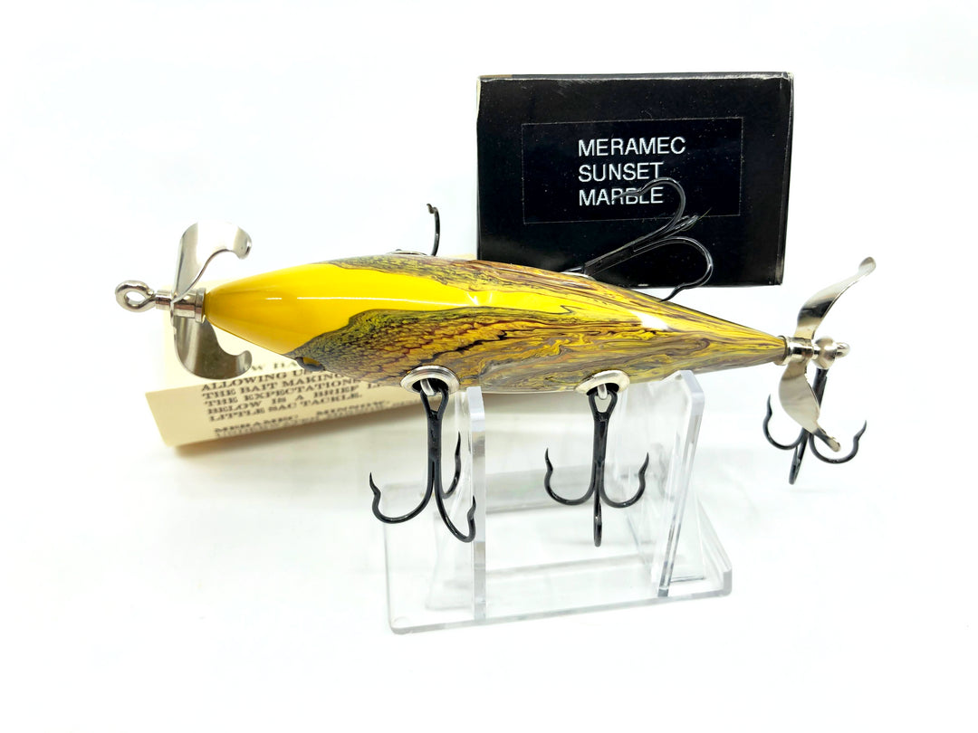 Little Sac Bait Company Meramec Minnow Sunset Marble 2006 Color Signed Box 119/150