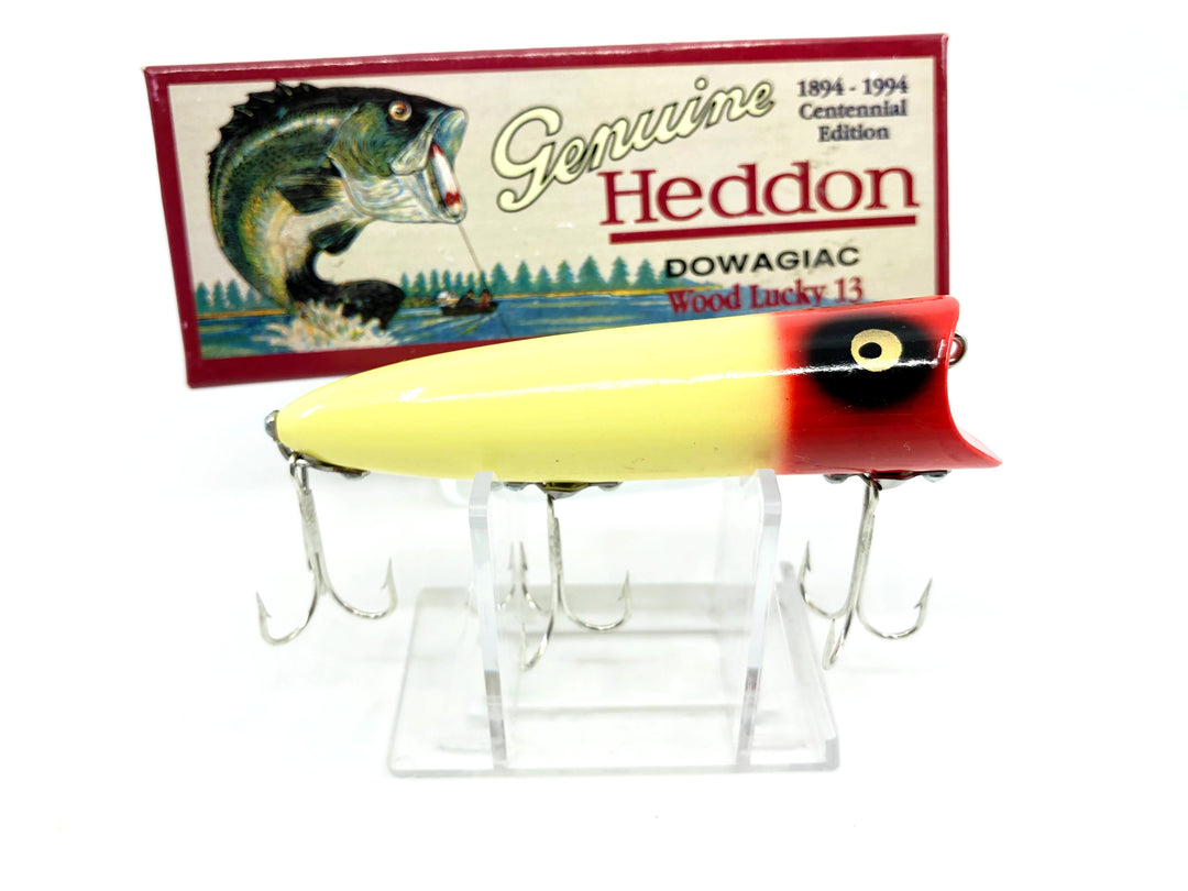 Heddon Centennial Edition Wood Lucky 13 New in Box NO. 2500W-RH