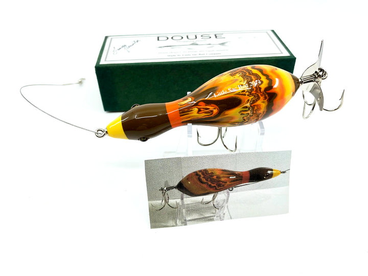 Little Sac Bait Company Douse (Struggling Mouse) Marbleized Duck Color Signed Box