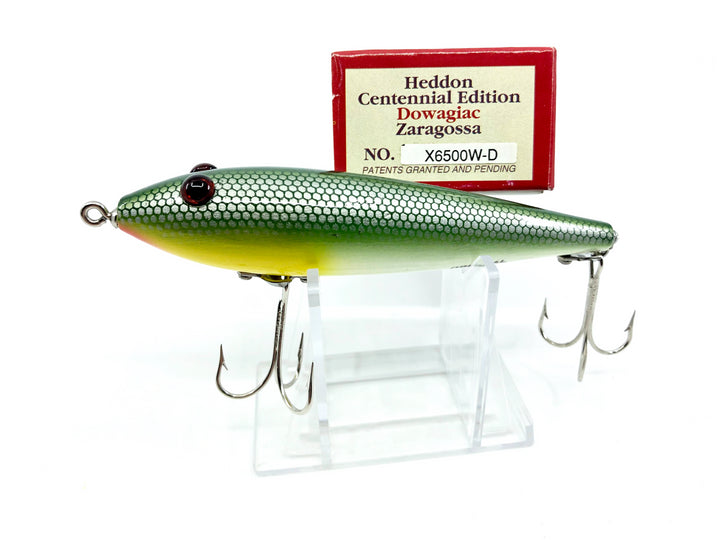 Heddon Centennial Edition Wood Zaragossa New in Box No. X6500W-D
