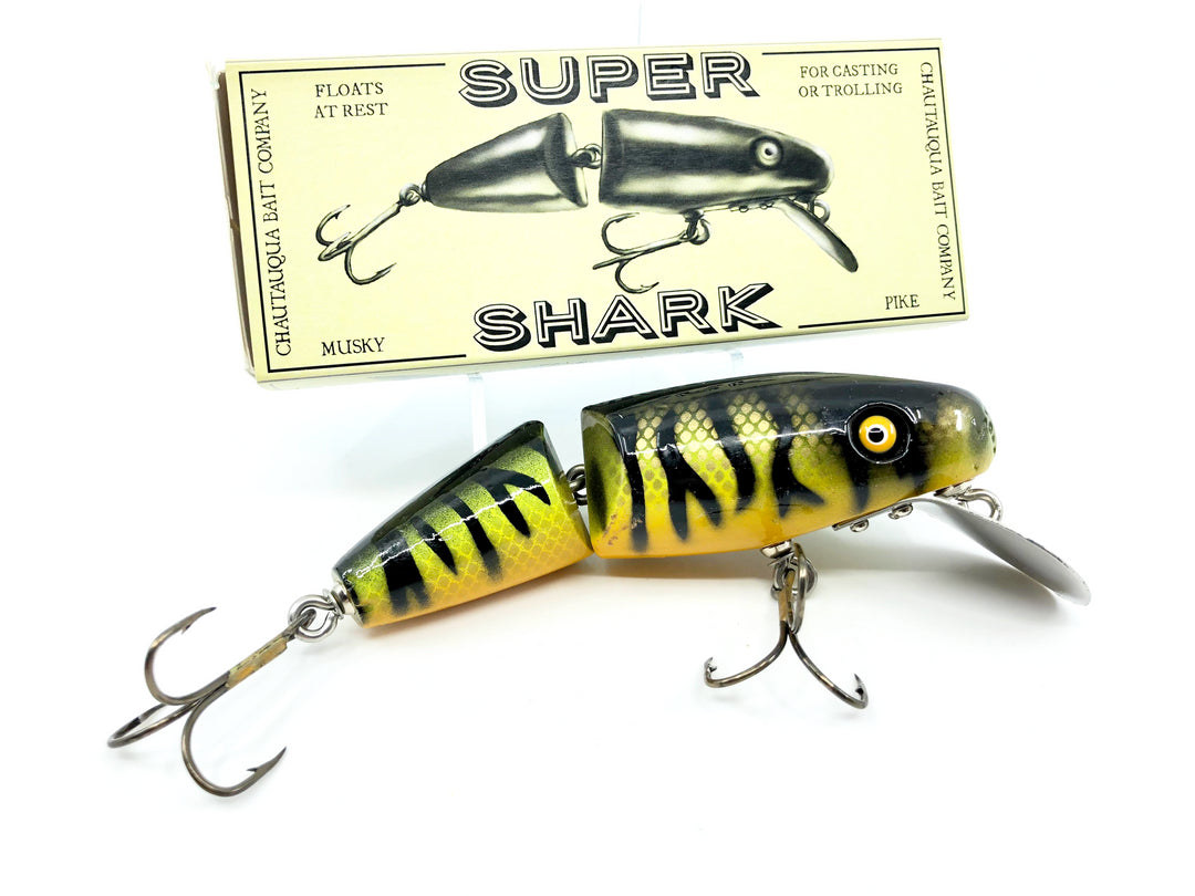 Vintage Early Chautauqua Super Shark Firetiger Color with Box