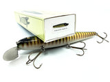 Vintage Early Chautauqua 8" Minnow Musky Lure Yellow Perch Color Early Box and Label