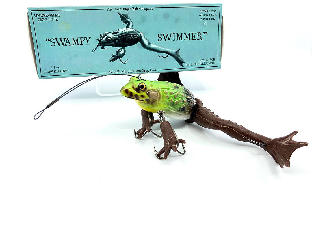 Vintage Early RARE Chautauqua Large Swampy Swimmer Lure with Box