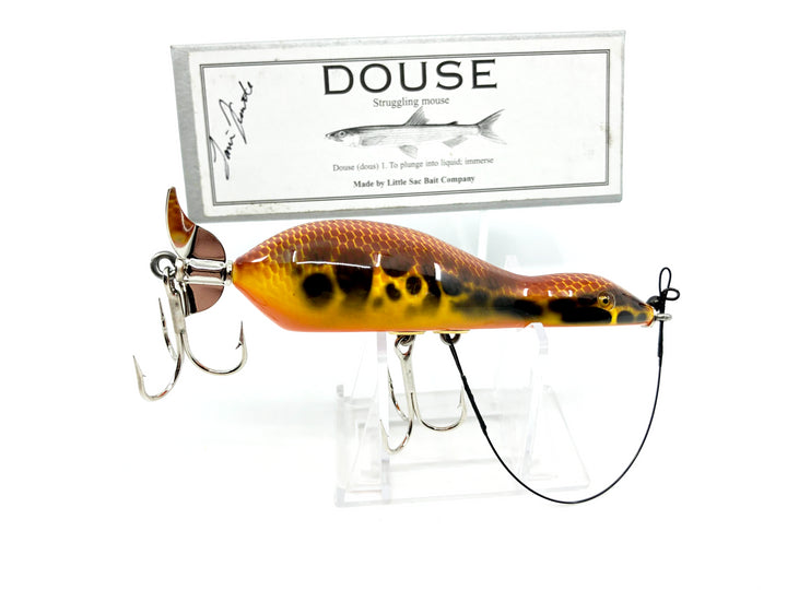 Little Sac Bait Company Douse (Struggling Mouse) Brown Crawdad Color Signed Box