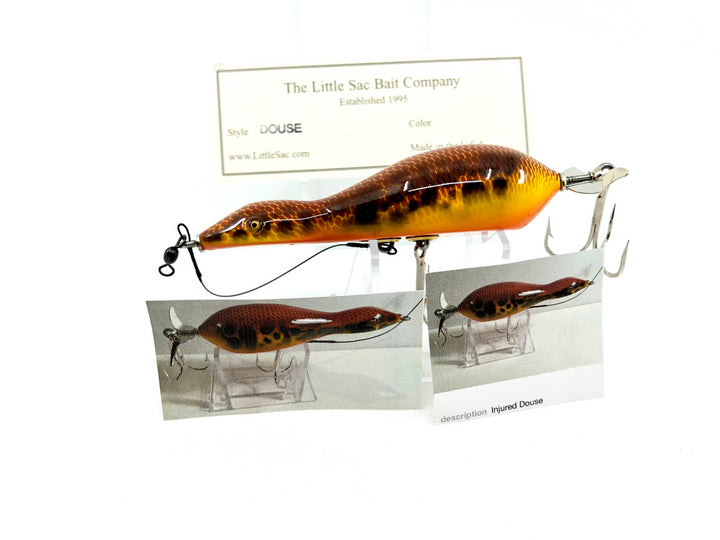 Little Sac Bait Company Douse (Struggling Mouse) Brown Crawdad Color Signed Box