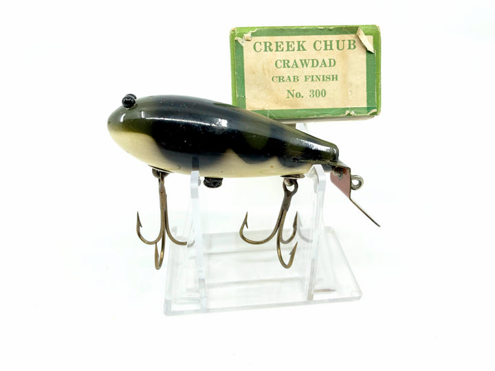 Creek Chub 300 Crawdad in Rare NRA Stamped Box Natural Crab Color