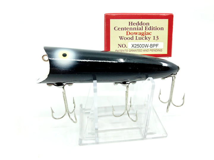 Heddon Centennial Edition Wood Lucky 13 New in Box No. X2500W-BPF Color