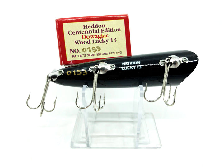 Heddon Centennial Edition Wood Lucky 13 New in Box No. X2500W-BPF Color