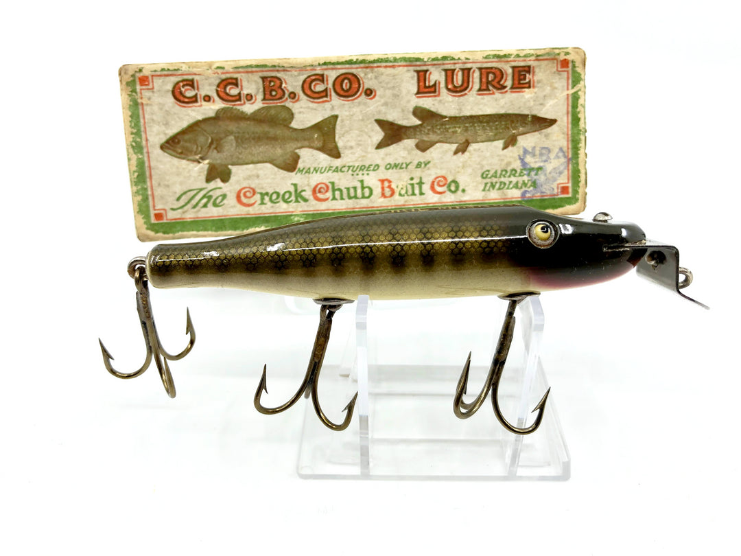 Creek Chub 700 Pikie Minnow in Rare NRA Stamped Box Pikie Color