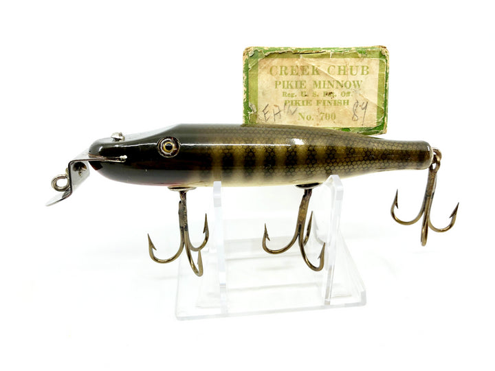 Creek Chub 700 Pikie Minnow in Rare NRA Stamped Box Pikie Color