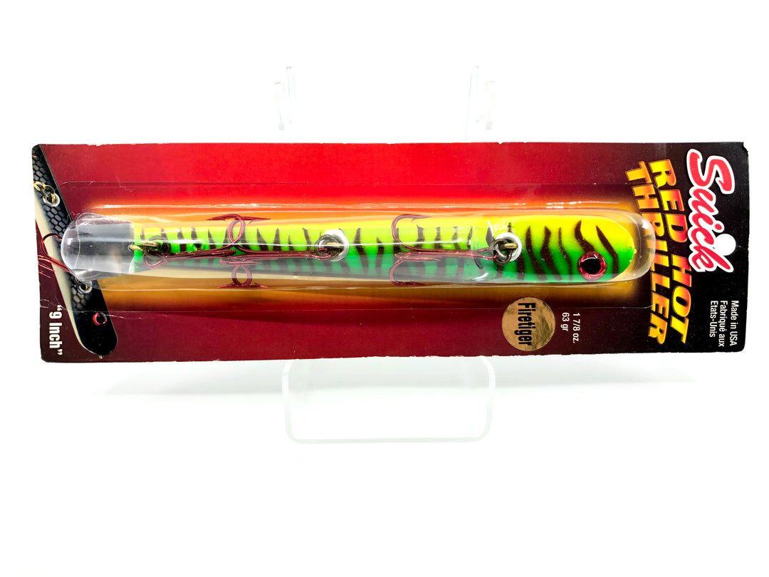 Suick 9" Red Hot Thriller Firetiger Color 9-J/ST New on Card Old Stock