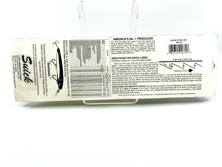 Suick 9" Weighted Thriller Nighthawk Color 9W-GS New on Card Old Stock