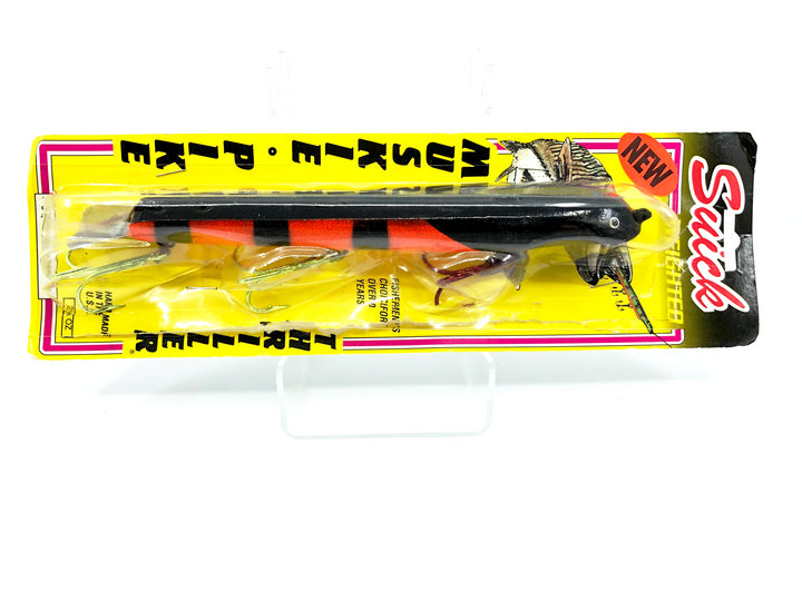 Suick 9" Weighted Thriller Orange Glitter Discontinued Color 9W-G5 New on Card Old Stock