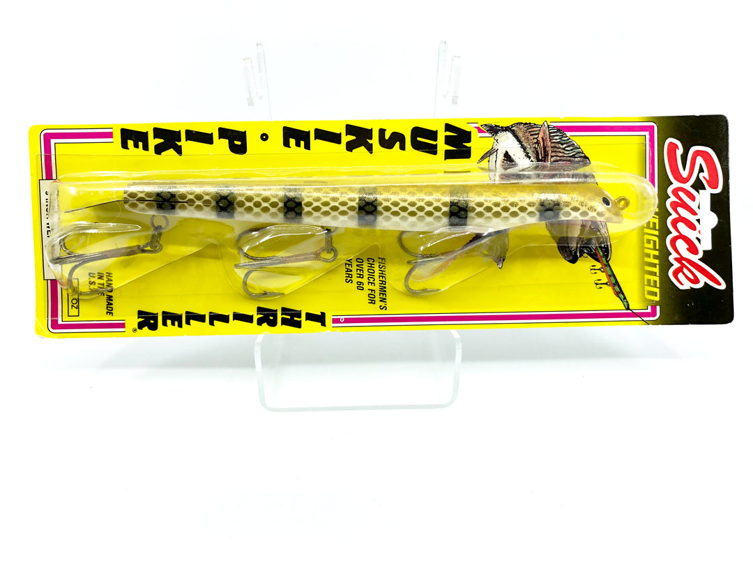 Suick 9" Weighted Thriller Perch Color 9W-PS New on Card Old Stock