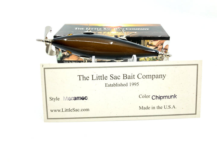 Little Sac Bait Company Meramec Minnow Chipmunk Color Signed Box 18/125