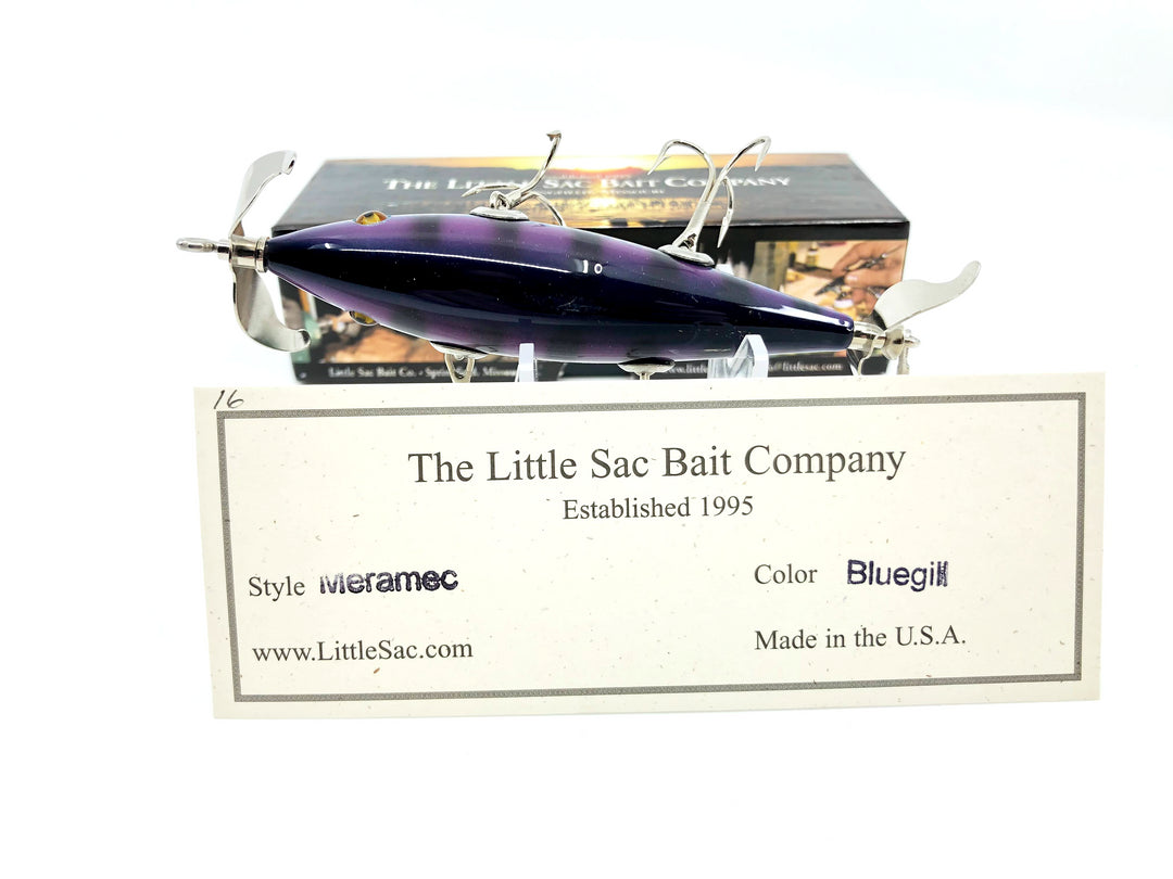 Little Sac Bait Company Meramec Minnow Bluegill Color Signed Box 18/125