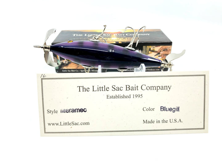 Little Sac Bait Company Meramec Minnow Bluegill Color Signed Box 18/125
