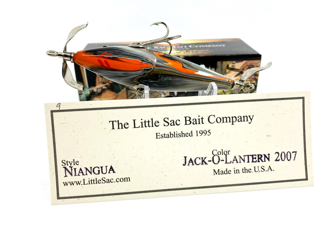 Little Sac Bait Company Niangua Minnow Jack-O-Lantern 2007 Color Signed Box 54/135