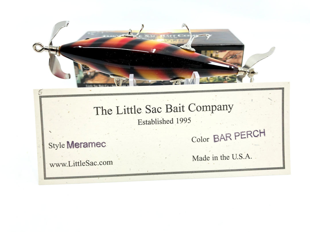 Little Sac Bait Company Meramec Minnow Bar Perch Color Signed Box 58/200