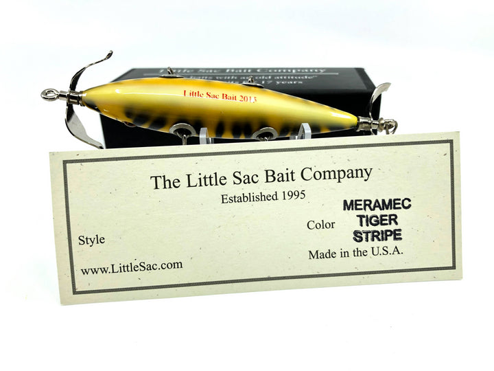 Little Sac Bait Company Meramec Minnow Tiger Stripe Color Black Box