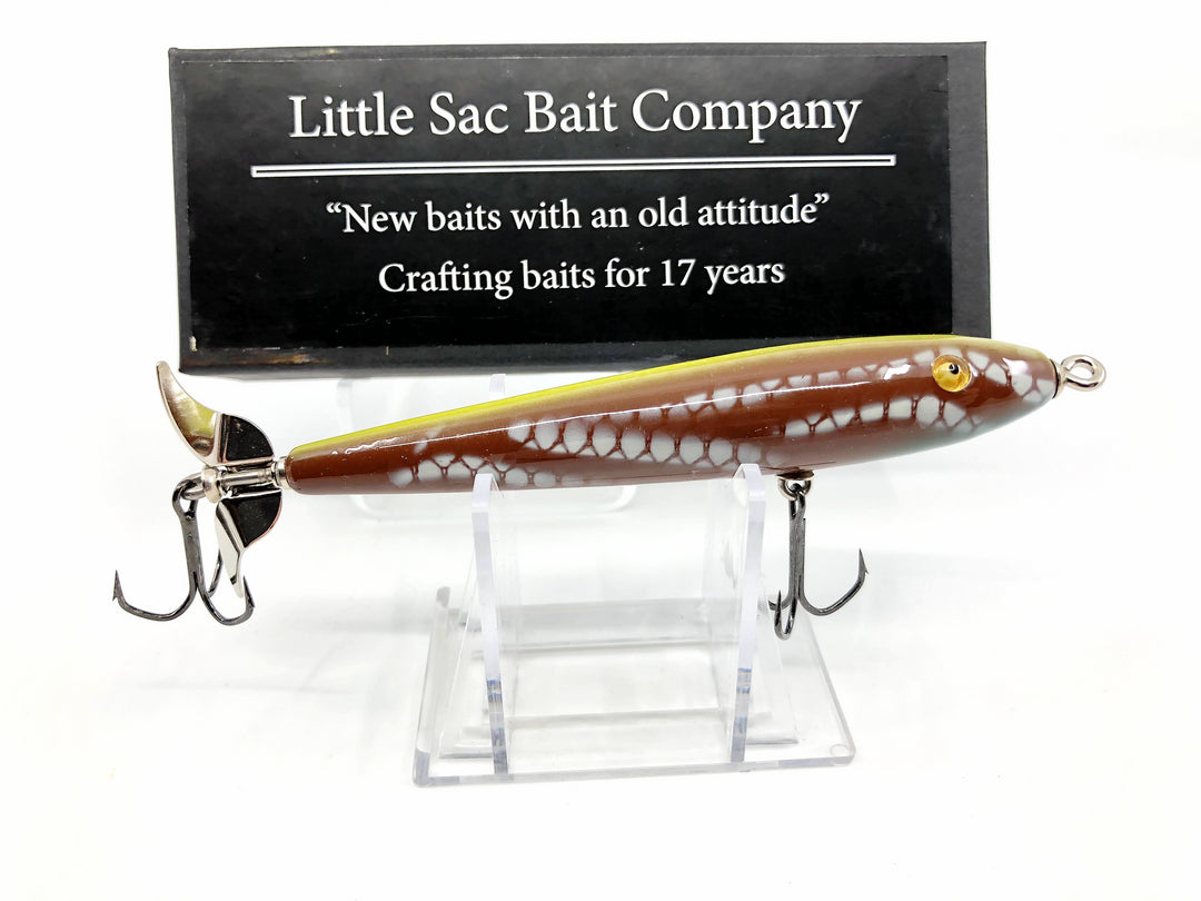 Little Sac Bait Company Bass Zombie Mint Chocolate Color