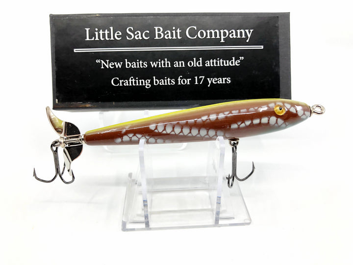 Little Sac Bait Company Bass Zombie Mint Chocolate Color