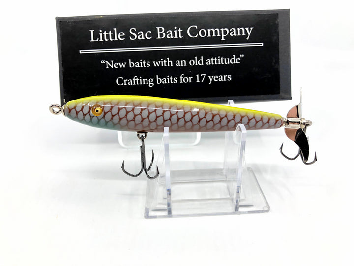 Little Sac Bait Company Bass Zombie Mint Chocolate Color
