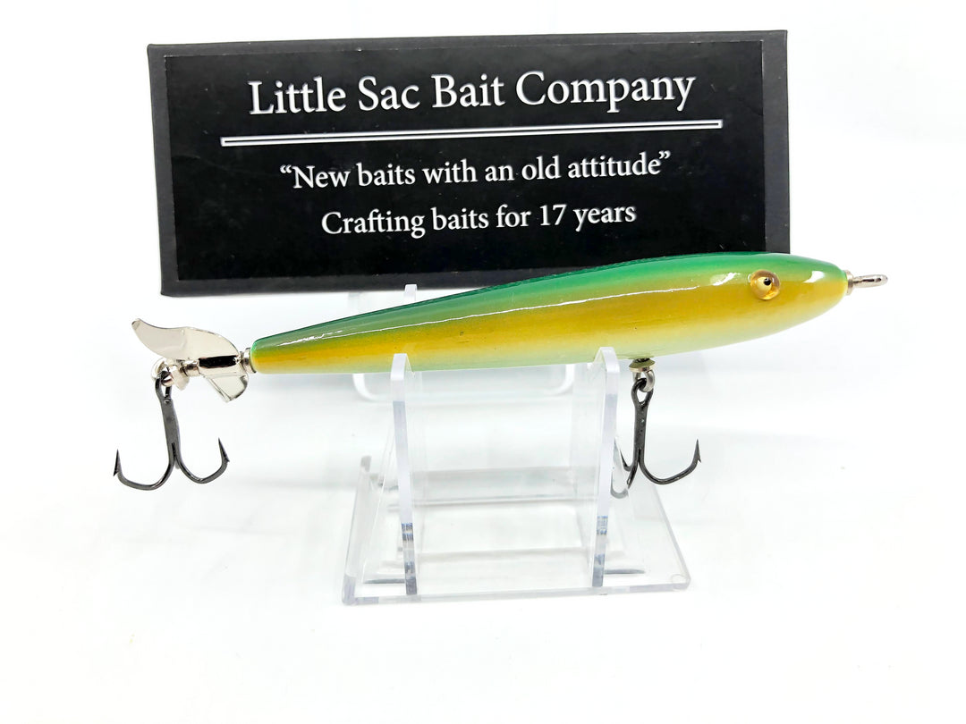 Little Sac Bait Company Bass Zombie Green Bass Color