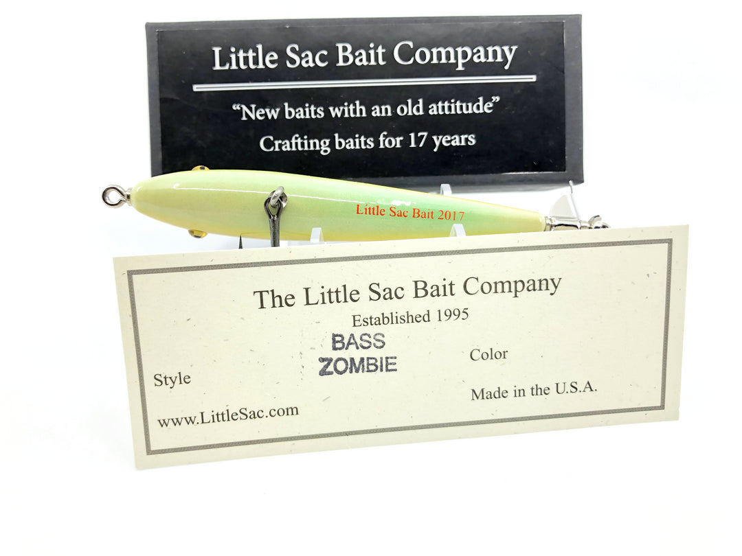 Little Sac Bait Company Bass Zombie Green Bass Color