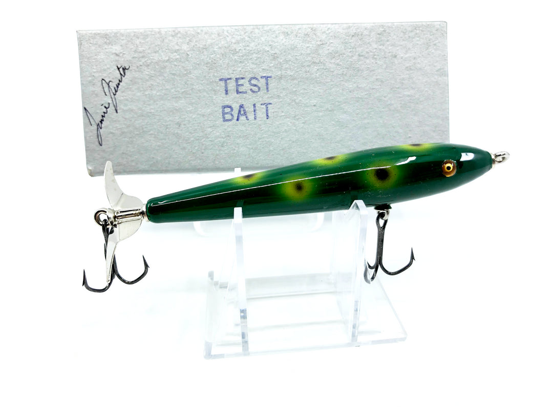 Little Sac Bait Company Bass Zombie Frog Color Signed Test Box