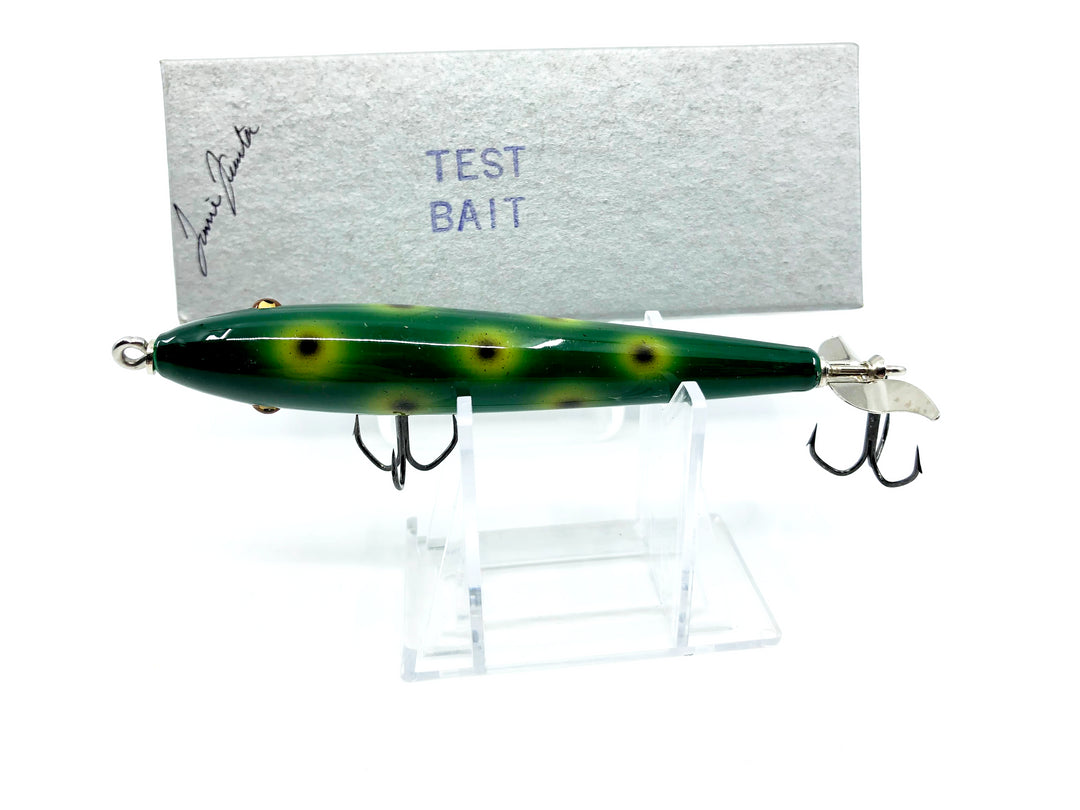 Little Sac Bait Company Bass Zombie Frog Color Signed Test Box