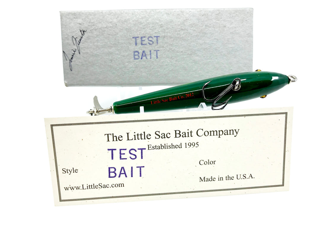 Little Sac Bait Company Bass Zombie Frog Color Signed Test Box