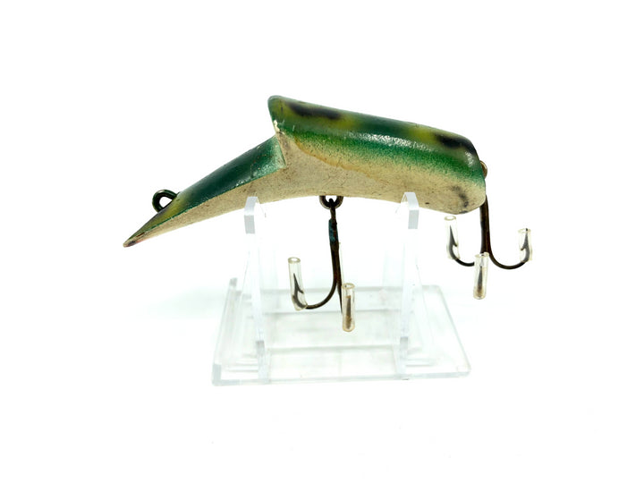 Kautzky Lazy Ike Wooden Top Ike Frog Color