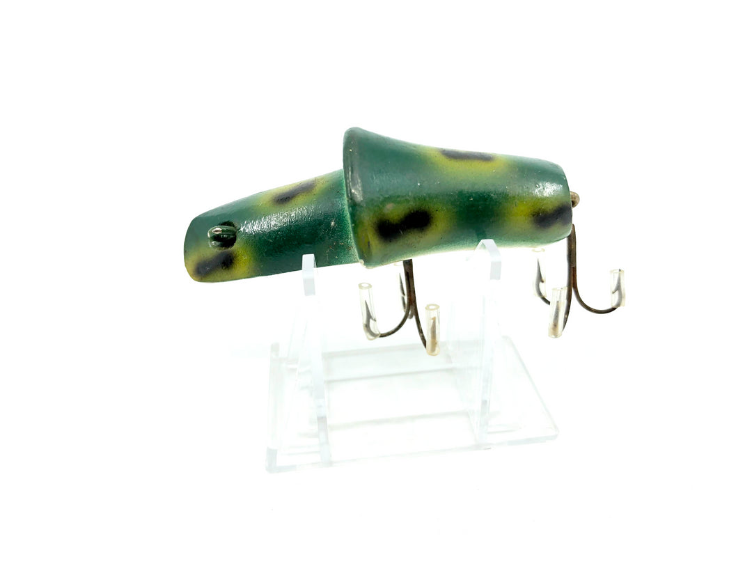 Kautzky Lazy Ike Wooden Top Ike Frog Color